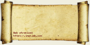 Nina Perošević vizit kartica